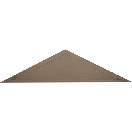 Ekena Millwork Pitch 6/12 Triangle Gable Vent, Non-Functional, 72"W x 18"H x 2 1/8"P GVTR72X18D